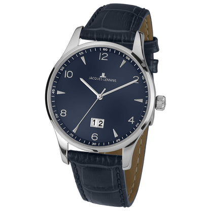 Front view of Jacques Lemans London Men's Quartz Watch 1-1862ZC