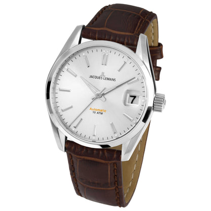 Front view of Jacques Lemans Derby Women's Automatic Watch 1-1912B