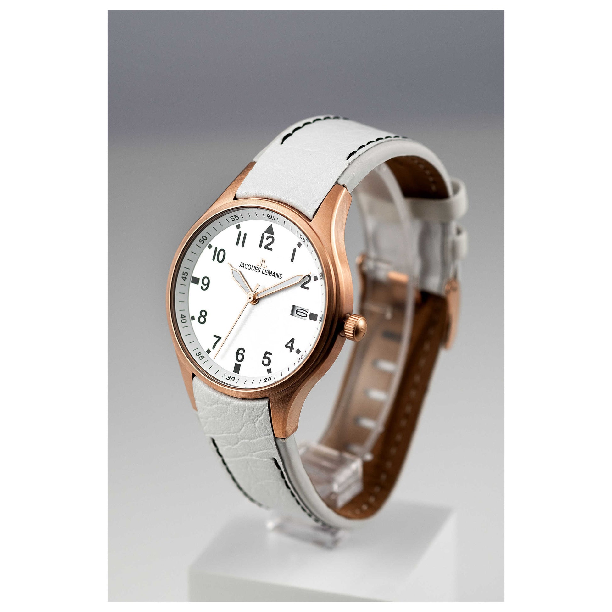 Back view of Jacques Lemans Sport Men's Quartz Watch 1-1982G