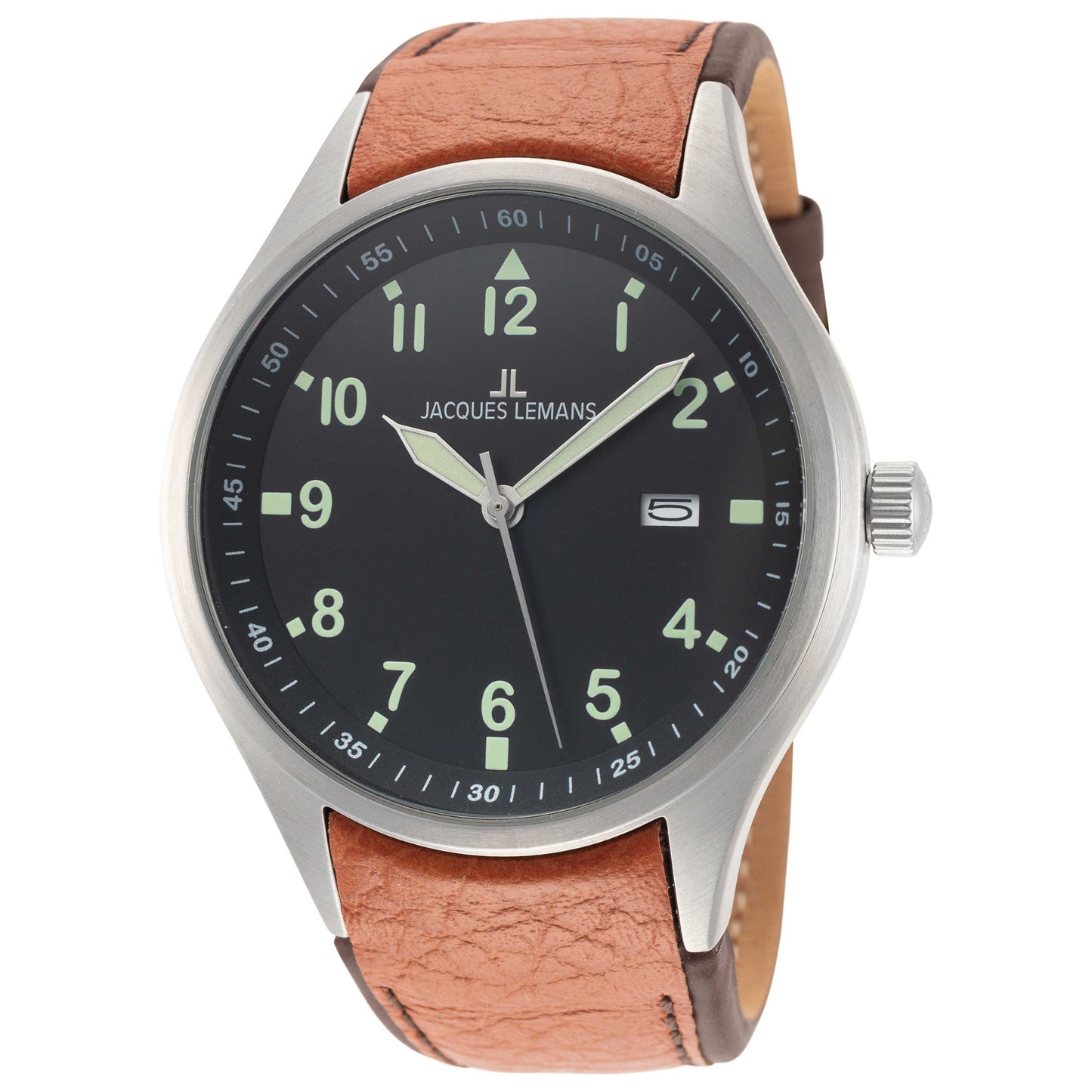 Front view of Jacques Lemans Sport Men's Quartz Watch 1-1983B