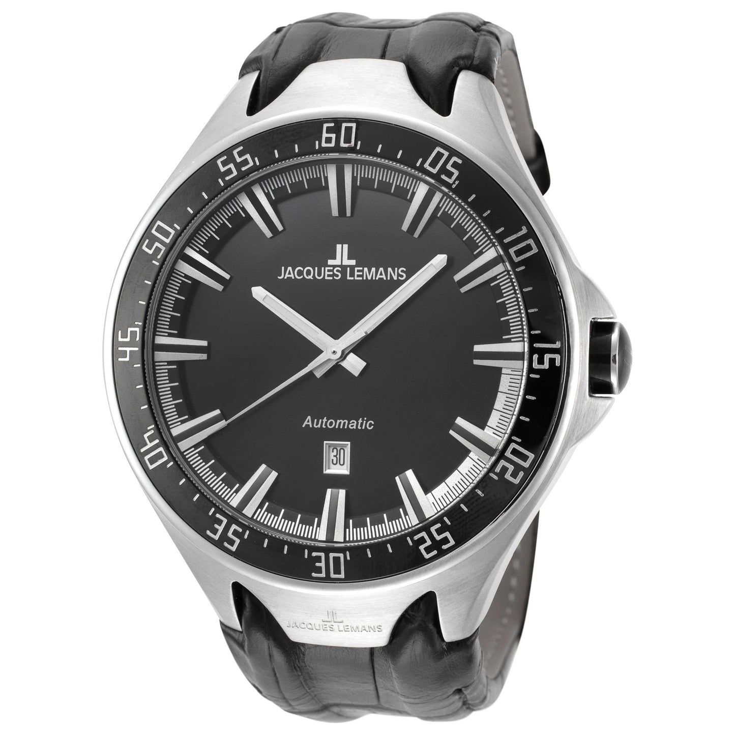 Front view of Jacques Lemans Sport Men's Automatic Watch 1-1986A