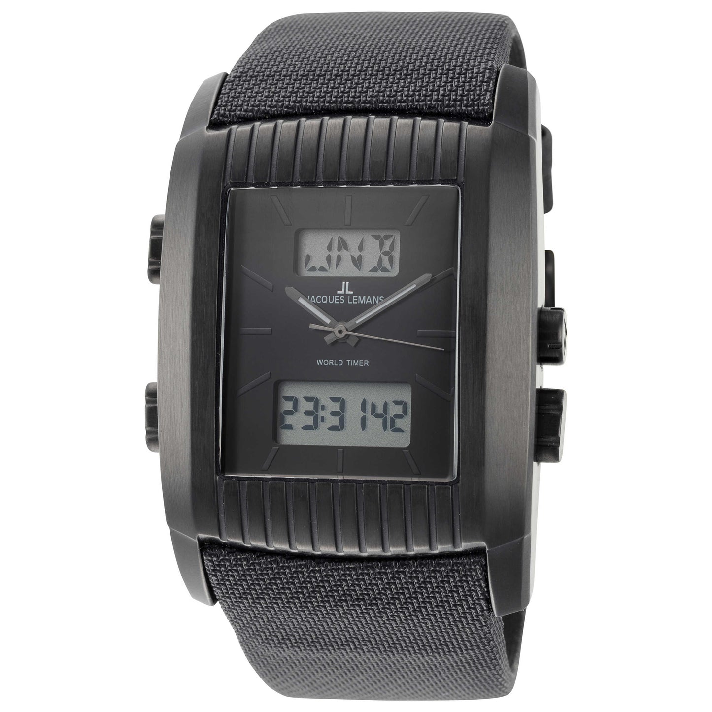 Front view of Jacques Lemans Sport Men's Quartz Watch 1-1987C