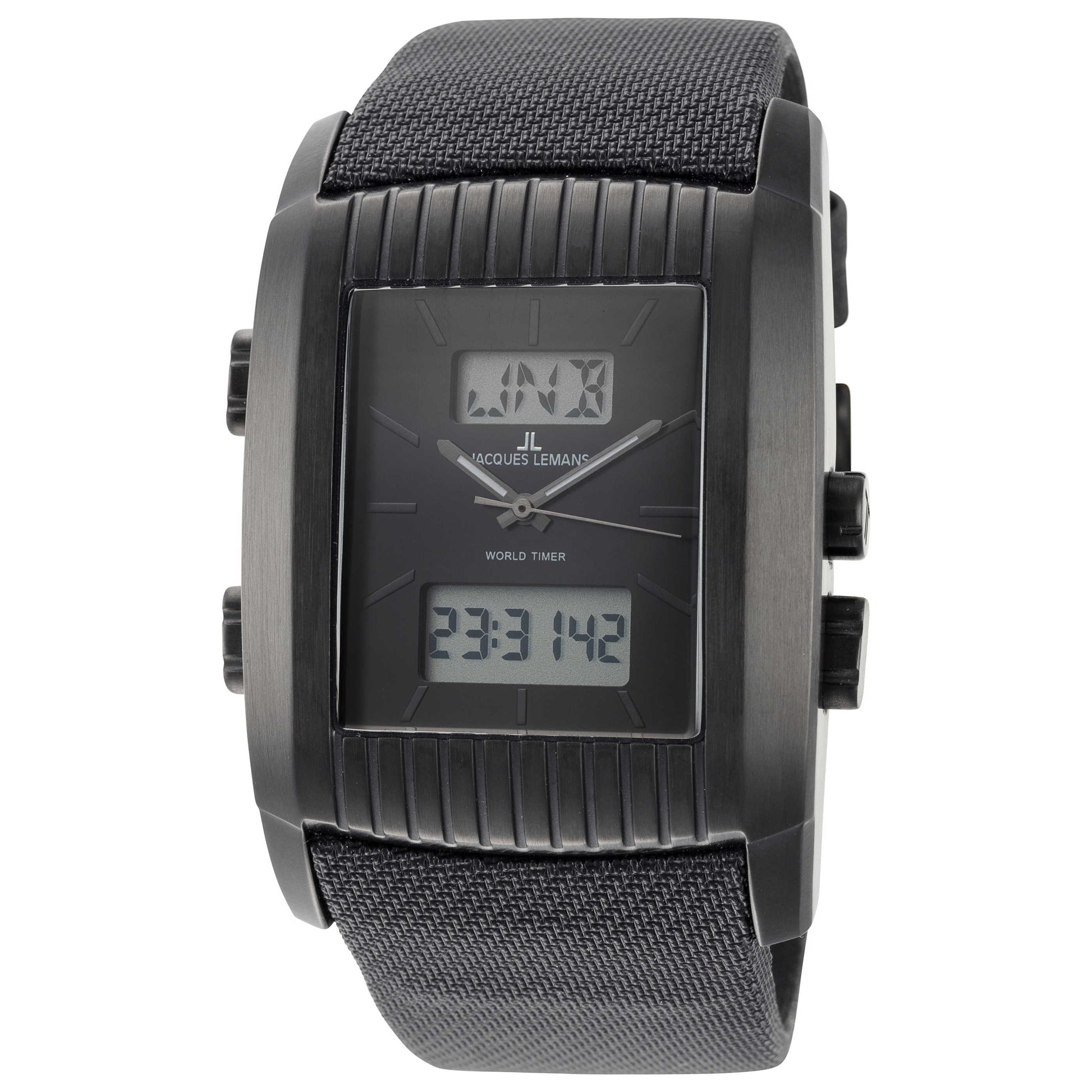 Front view of Jacques Lemans Sport Men's Quartz Watch 1-1987C