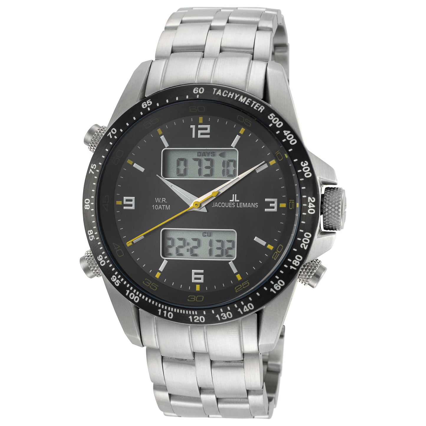 Front view of Jacques Lemans Sport Men's Quartz Watch 1-1989B