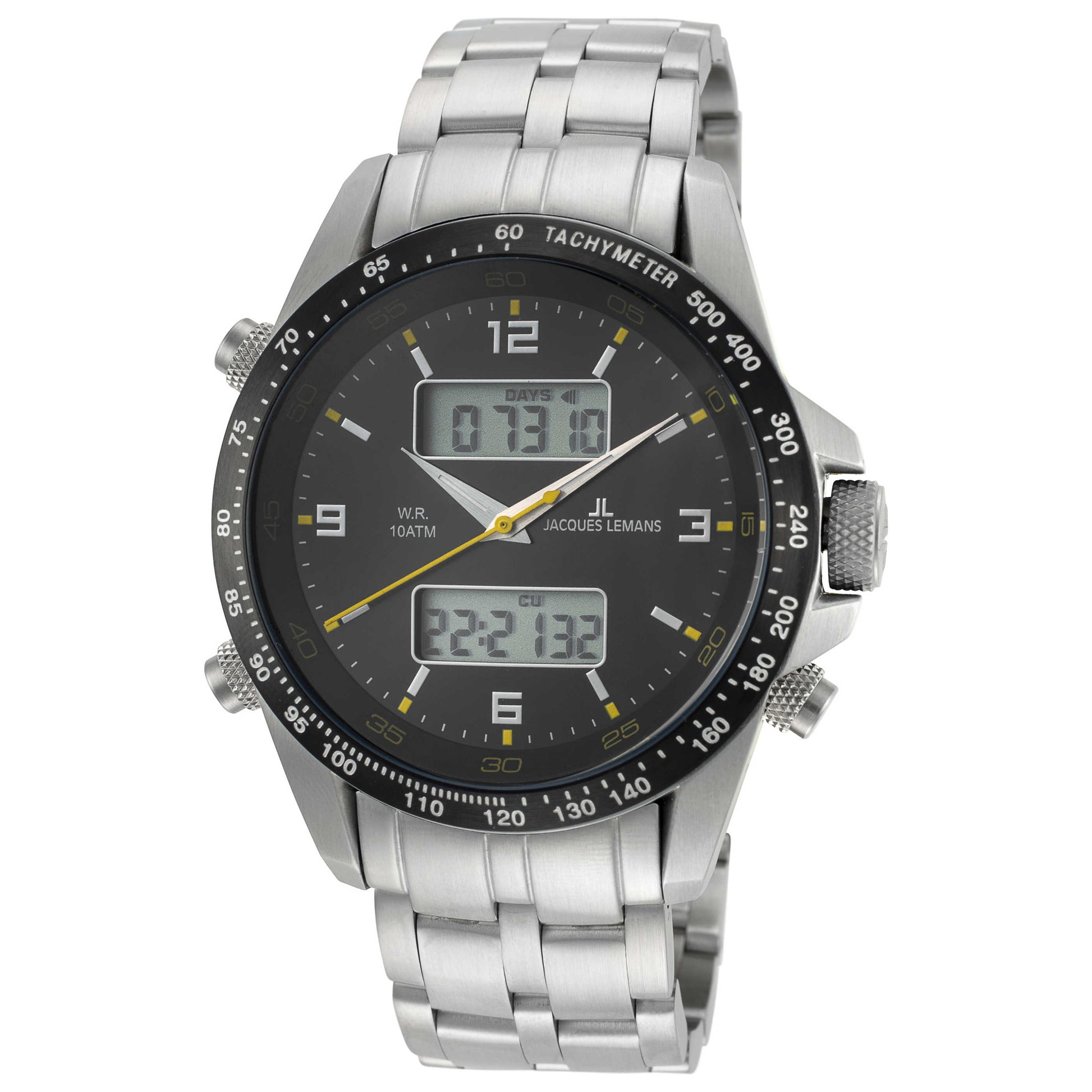Front view of Jacques Lemans Sport Men's Quartz Watch 1-1989B