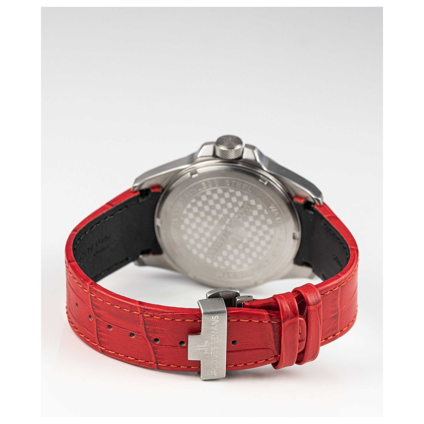 Back view of Jacques Lemans Sport Men's Quartz Watch 1-1991B