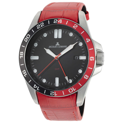 Front view of Jacques Lemans Sport Men's Quartz Watch 1-1991B