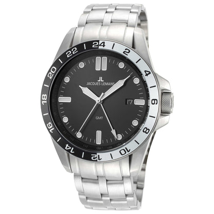 Front view of Jacques Lemans Sport Men's Quartz Watch 1-1991C