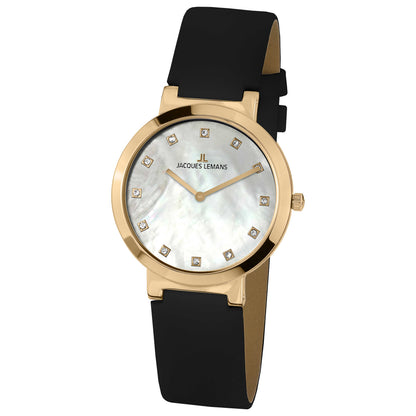 Front view of Jacques Lemans Milano Women's Quartz Watch 1-1997L