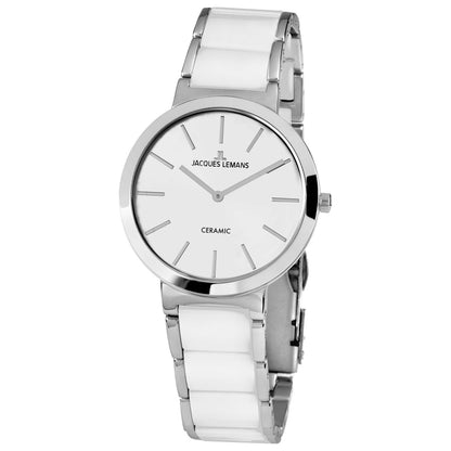 Front view of Jacques Lemans Milano Women's Quartz Watch 1-1999B