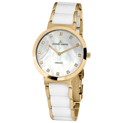 Front view of Jacques Lemans Milano Women's Quartz Watch 1-1999H