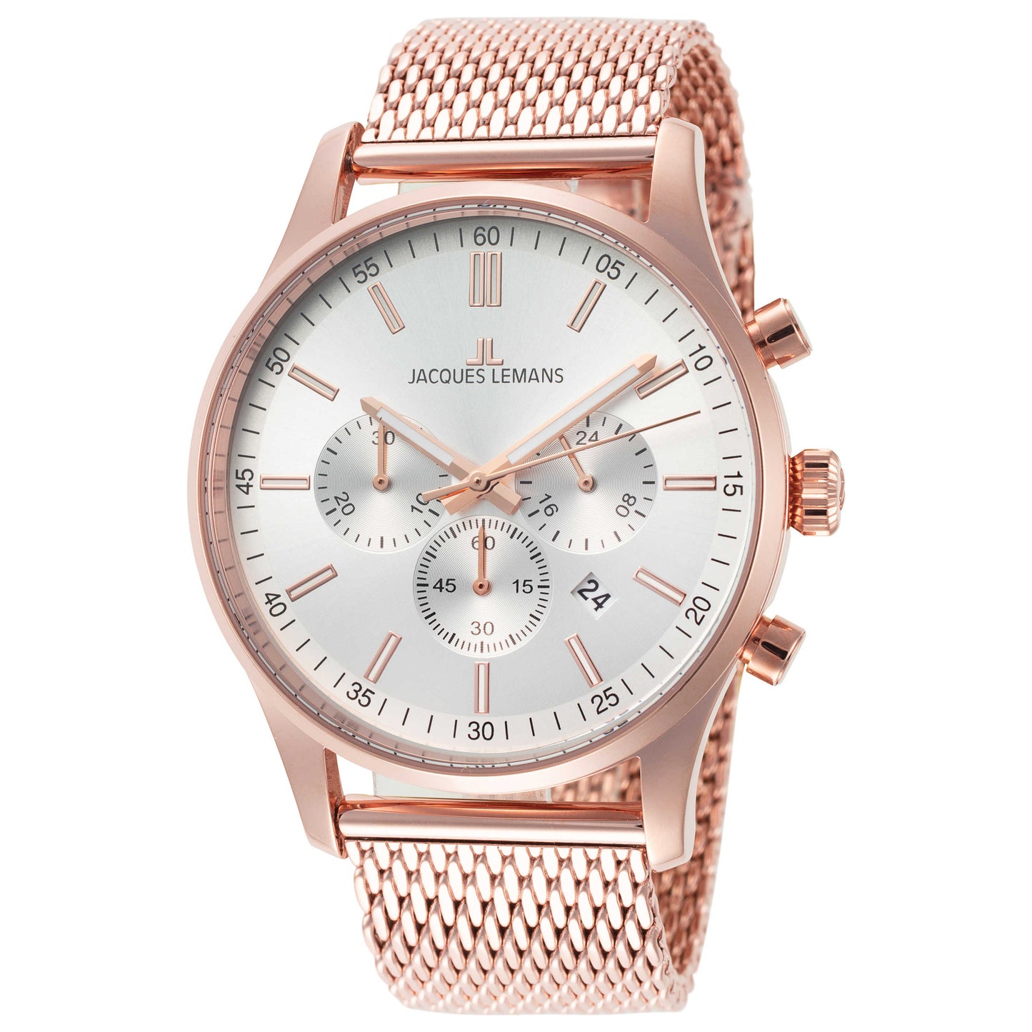 Front view of Jacques Lemans London Men's Quartz Watch 1-2025J