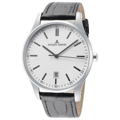 Front view of Jacques Lemans London Men's Quartz Watch 1-2026B