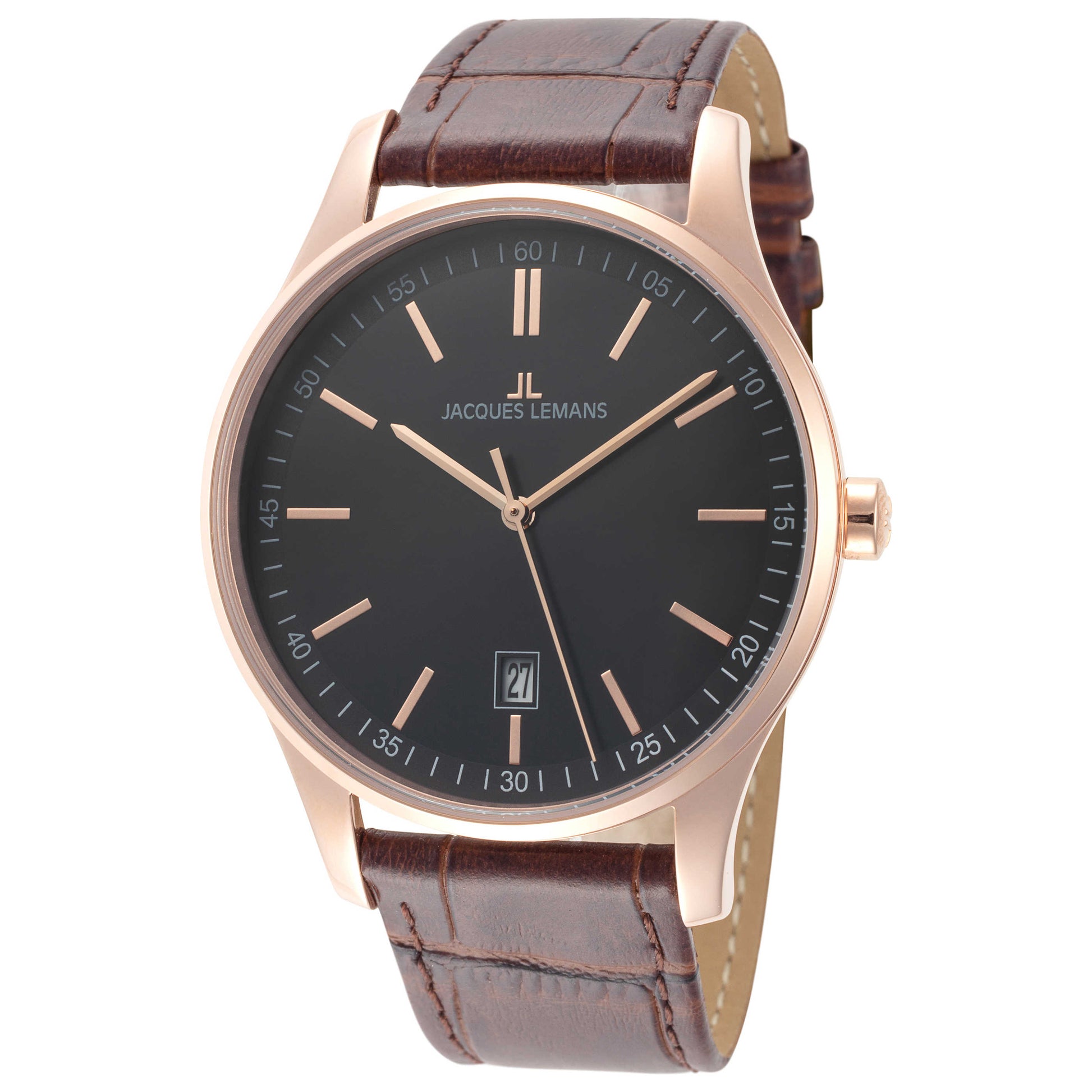Front view of Jacques Lemans London Men's Quartz Watch 1-2026D