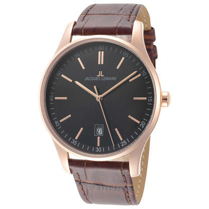 Front view of Jacques Lemans London Men's Quartz Watch 1-2026D