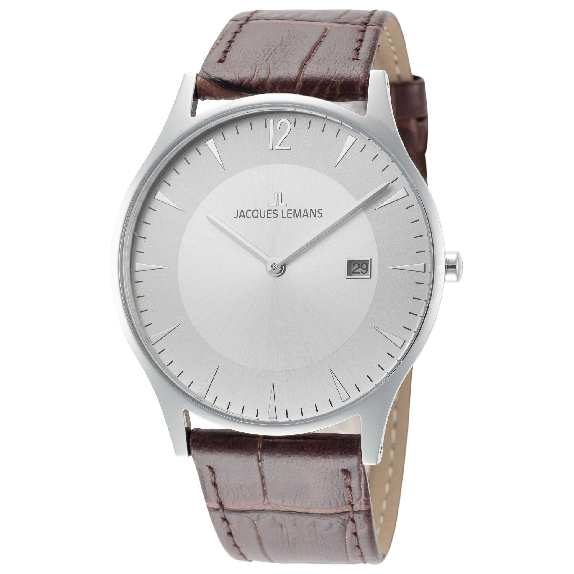 Front view of Jacques Lemans London Men's Quartz Watch 1-2028B