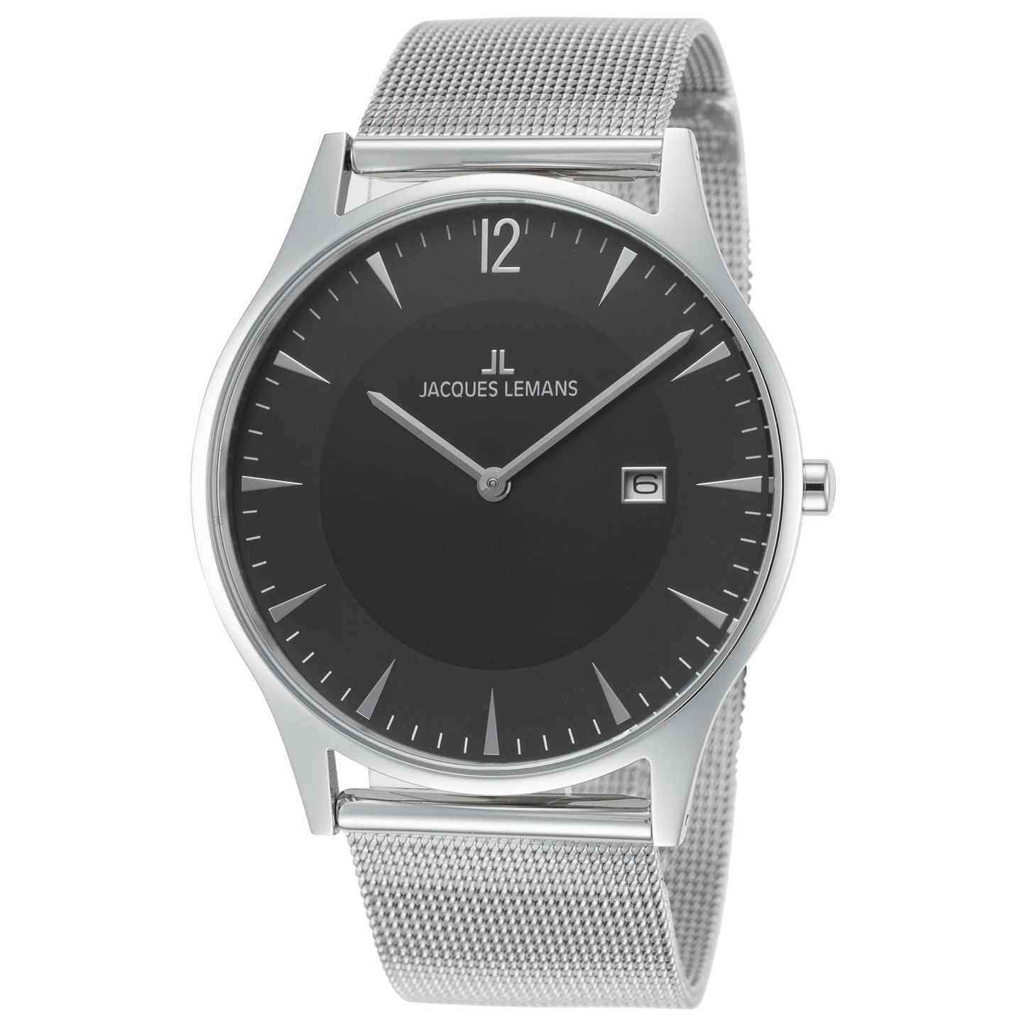 Front view of Jacques Lemans London Men's Quartz Watch 1-2028D