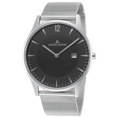 Front view of Jacques Lemans London Men's Quartz Watch 1-2028D