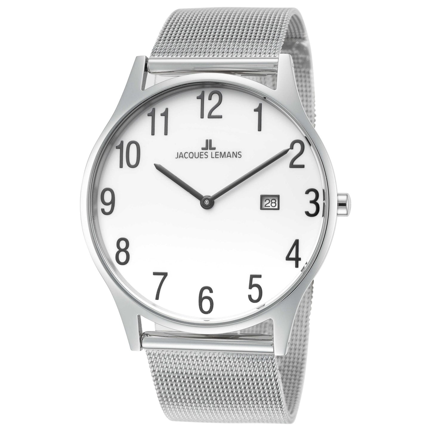 Front view of Jacques Lemans London Men's Quartz Watch 1-2028F