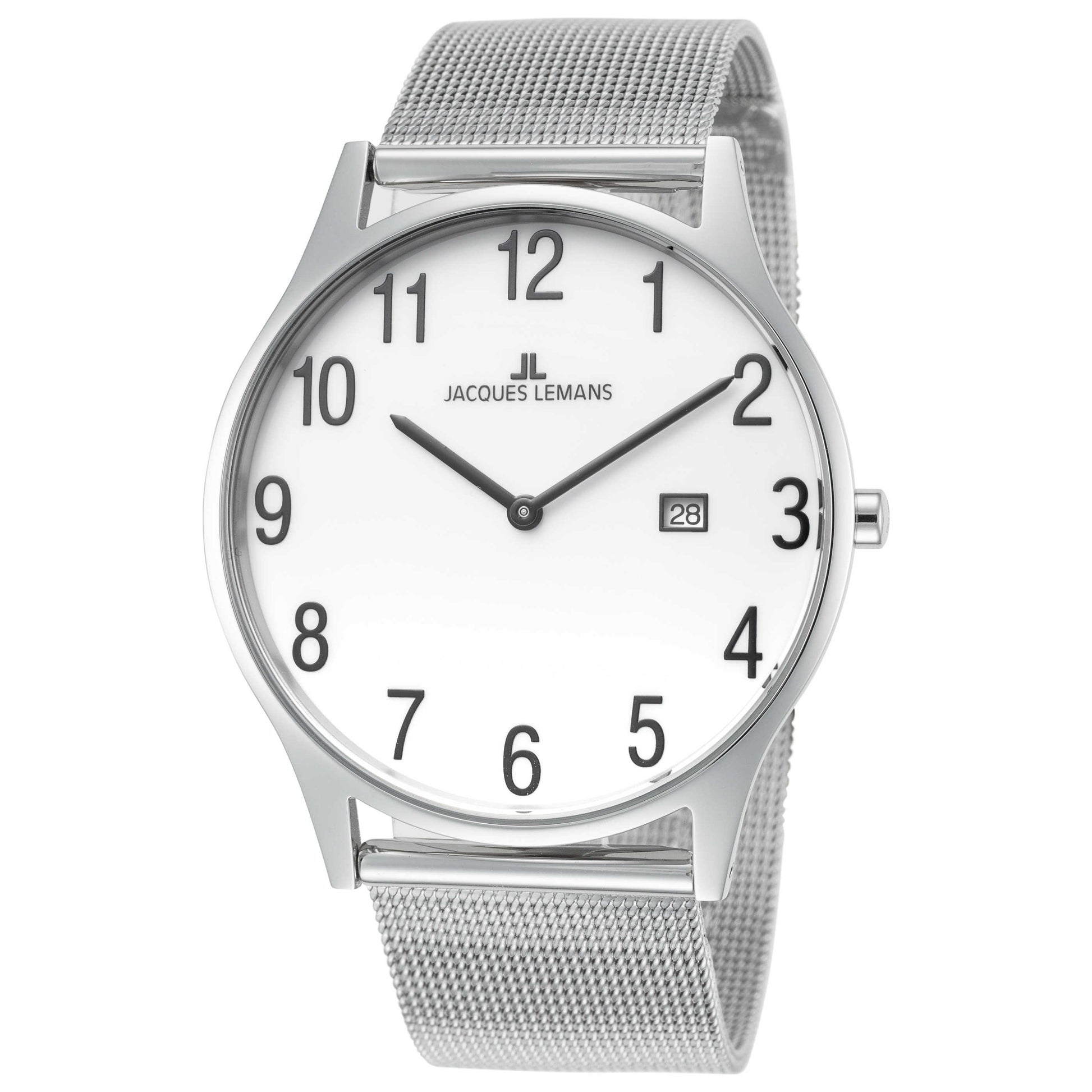 Front view of Jacques Lemans London Men's Quartz Watch 1-2028F