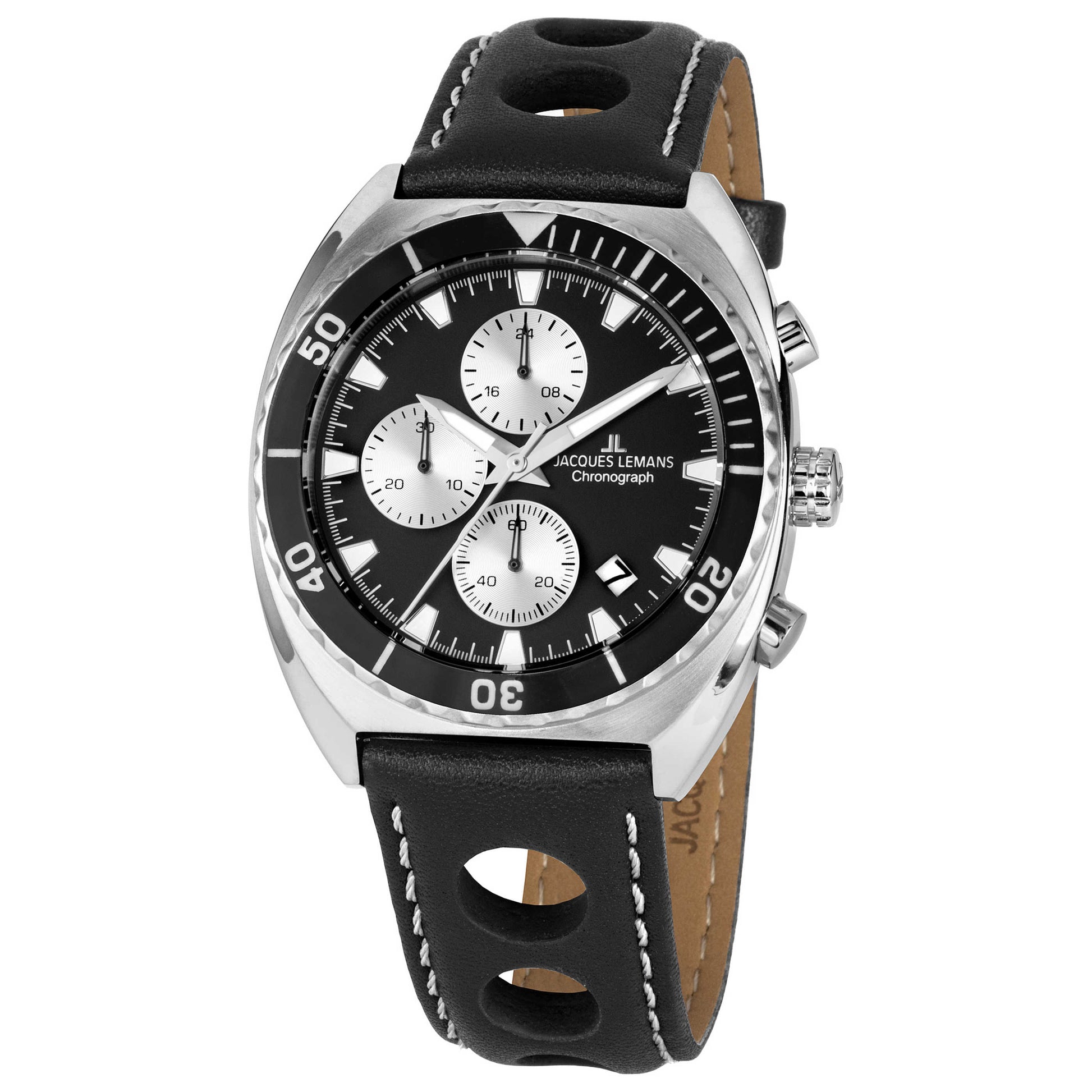 Front view of Jacques Lemans Retro Men's Quartz Watch 1-2041A