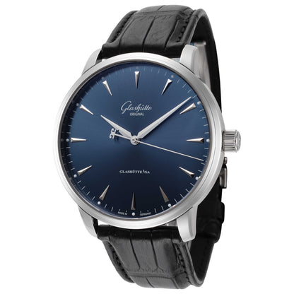 Front view of Glashutte Senator Excellence Men's Automatic Watch 1-36-01-04-02-30