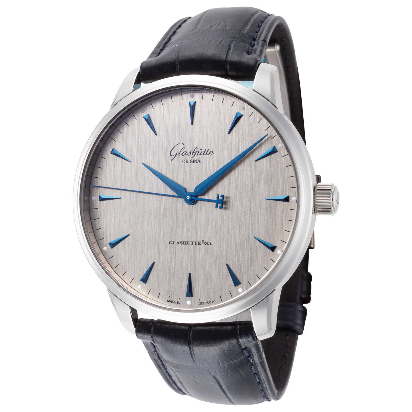 Front view of Glashutte Senator Excellence Men's Automatic Watch 1-36-01-07-02-30