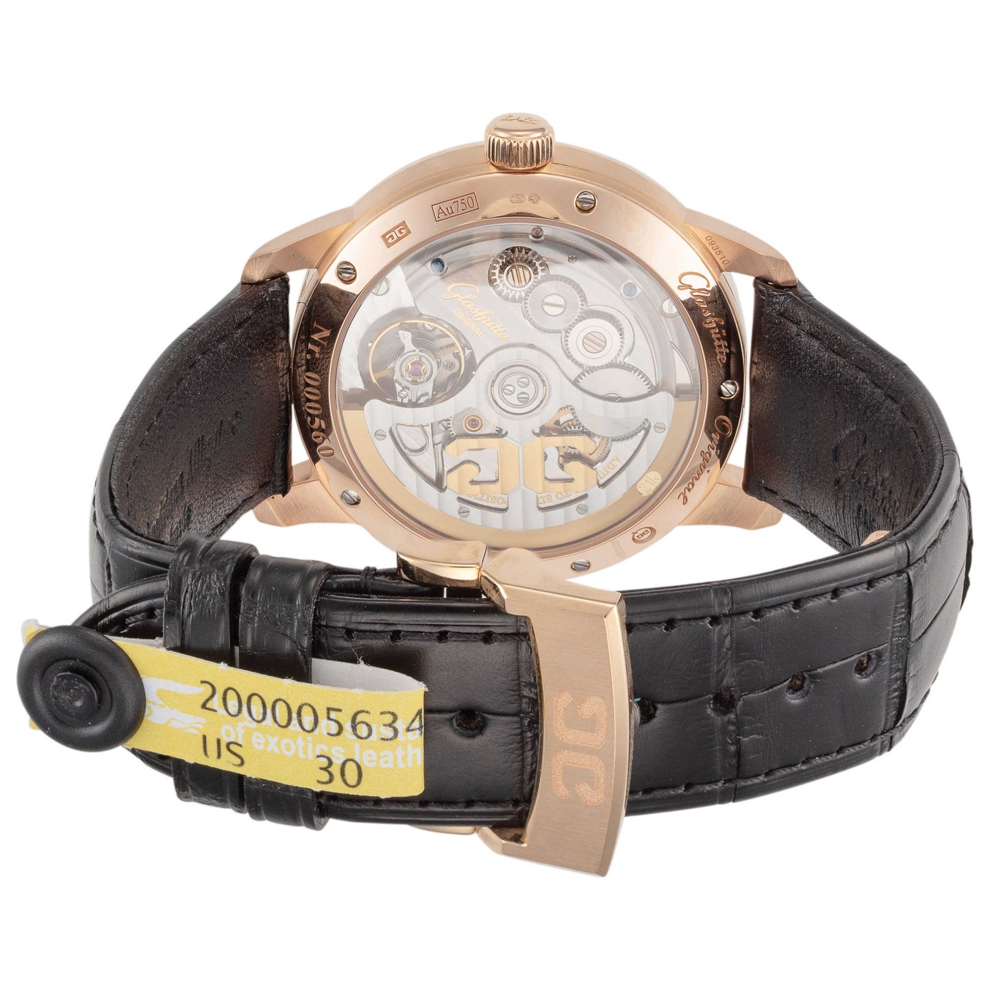 Back view of Glashutte Senator Excellence Panorama Men's Automatic Watch 1-36-03-02-05-50
