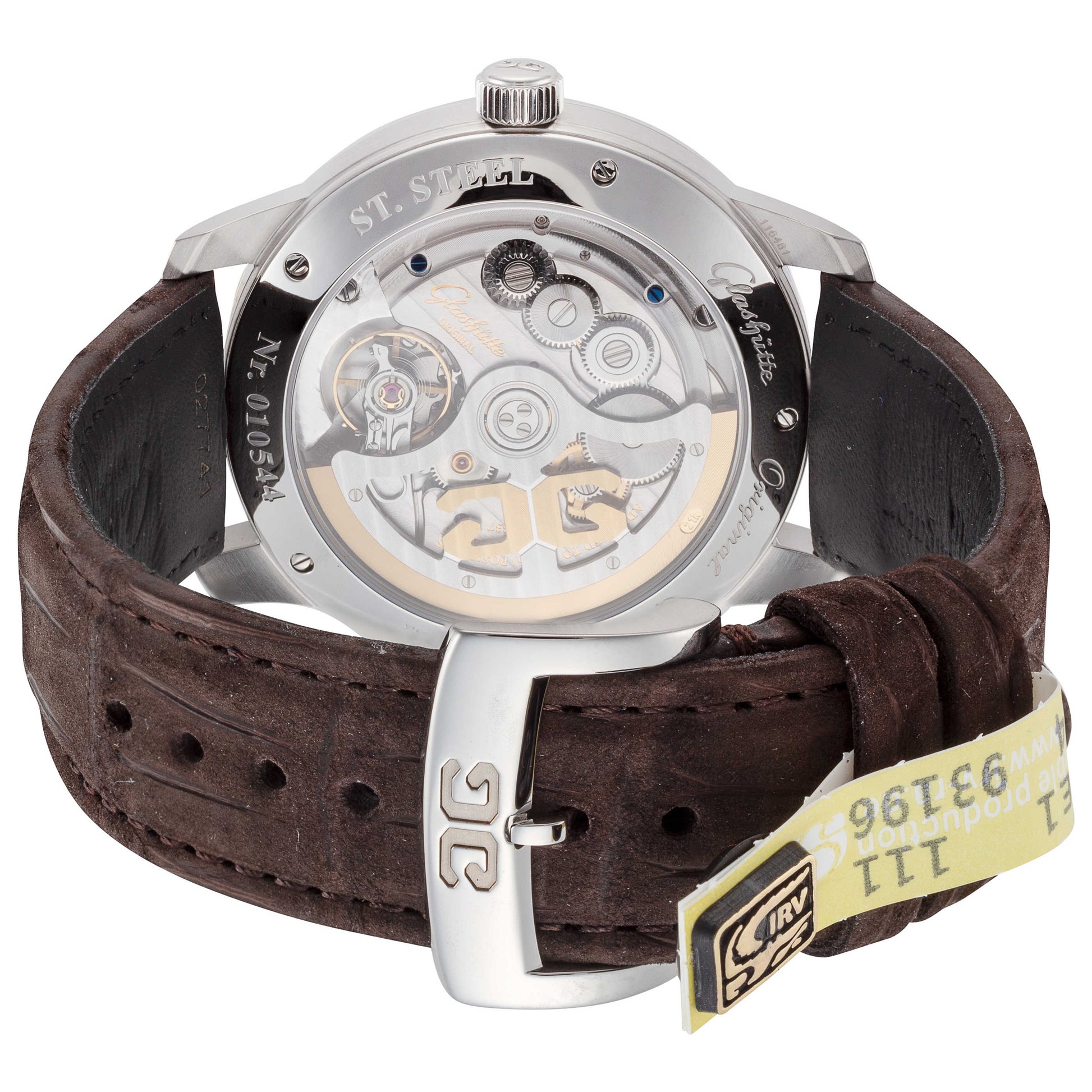 Back view of Glashutte Senator Excellence Panorama Men's Automatic Watch 1-36-04-03-02-02