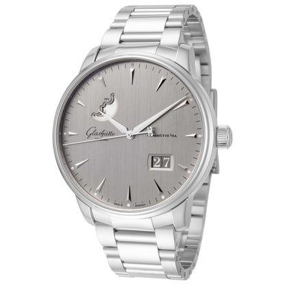 Front view of Glashutte Senator Excellence Panorama Men's Automatic Watch 1-36-04-03-02-70