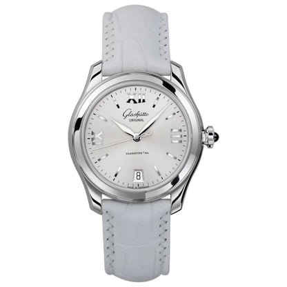 Front view of Glashutte Original Lady Serenade Women's Automatic Watch 1-39-22-02-02-44