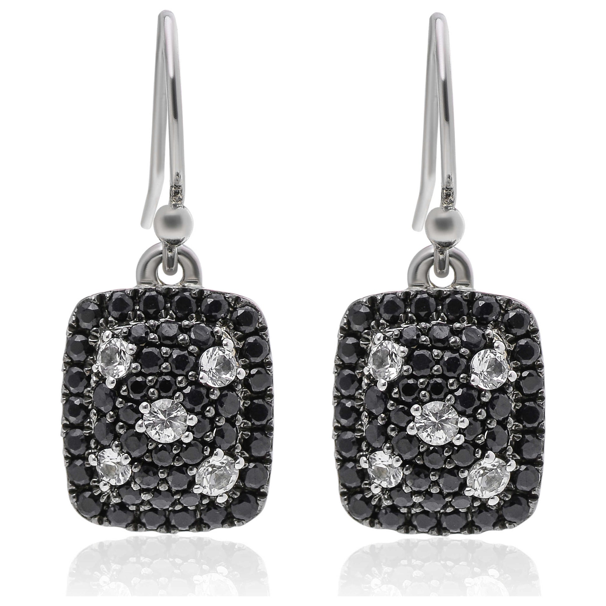 Front view of Charles Krypell Elegant Women's Earrings 1-611-STBSWS
