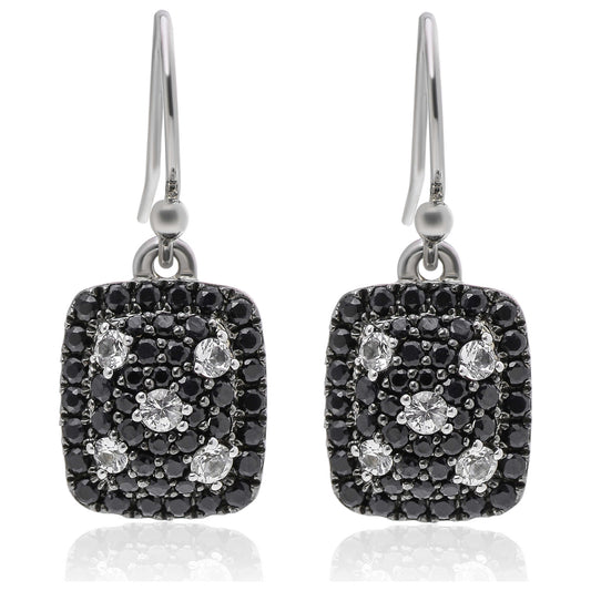 Front view of Charles Krypell Elegant Women's Earrings 1-611-STBSWS