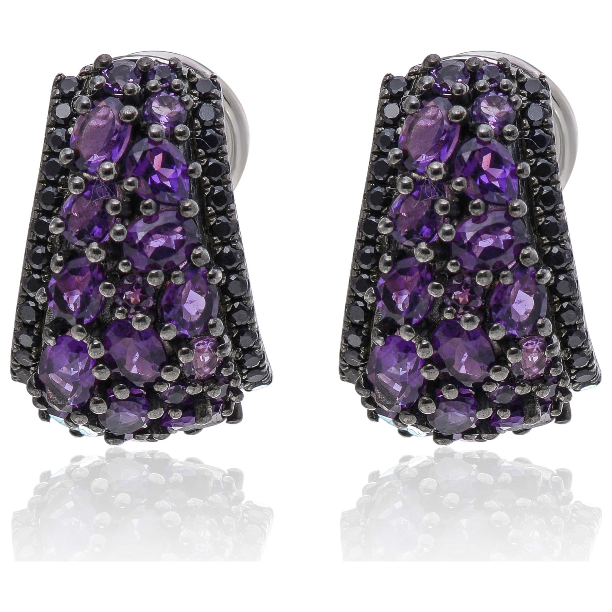 Front view of Charles Krypell Elegant Women's Earrings 1-613-RXAMY