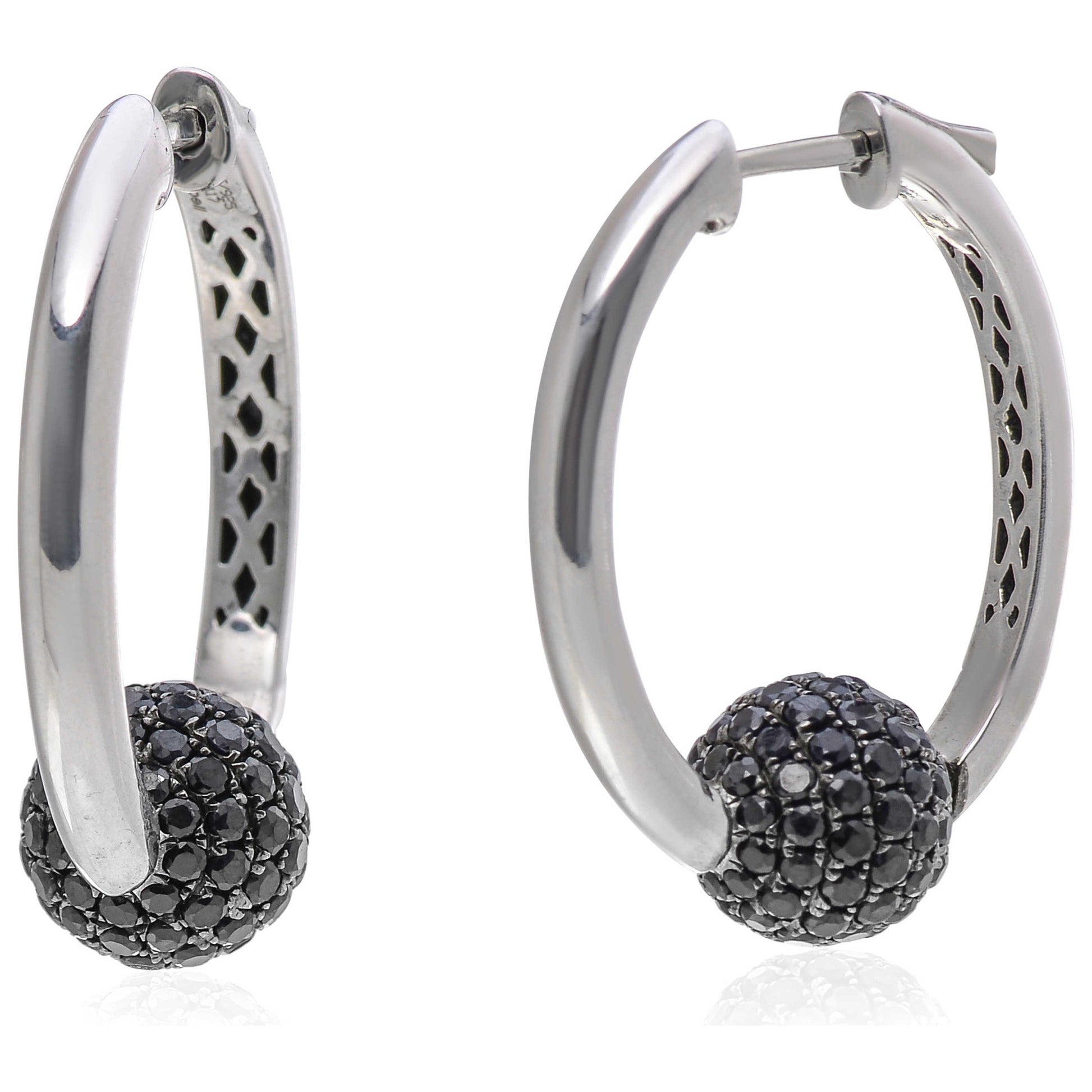 Charles Krypell Elegant Women's Earrings 1-6876-SBS - Image #4