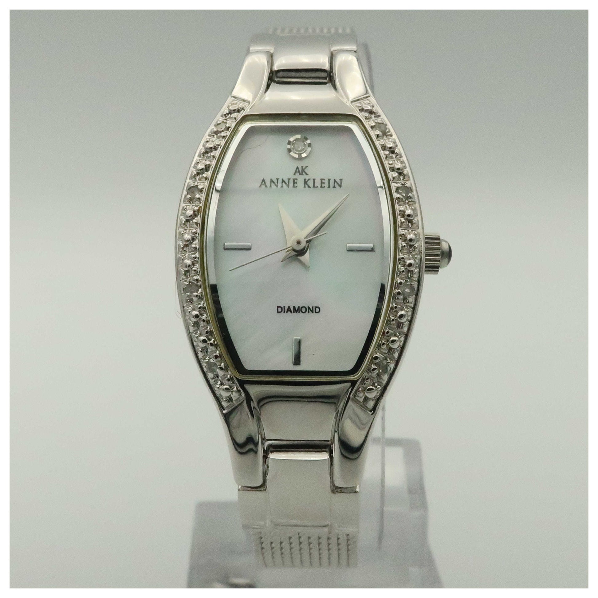 Front view of Anne Klein Bracelet Women's Japanese Quartz (Battery-Powered) Watch 10-8789MPSV-PO