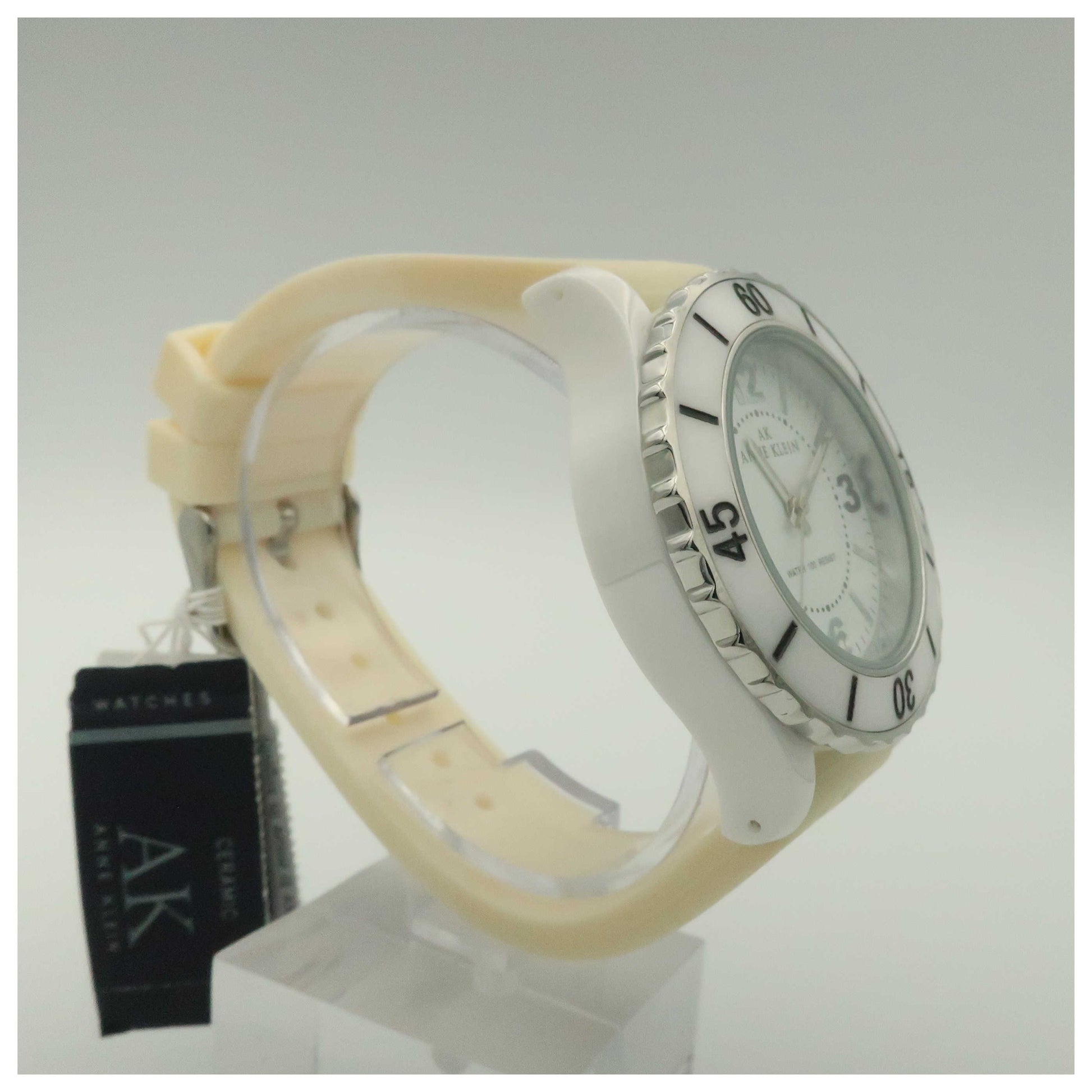 Anne Klein Strap Women's Japanese Quartz (Battery-Powered) Watch 10-9419WTWT-PO - Image #3