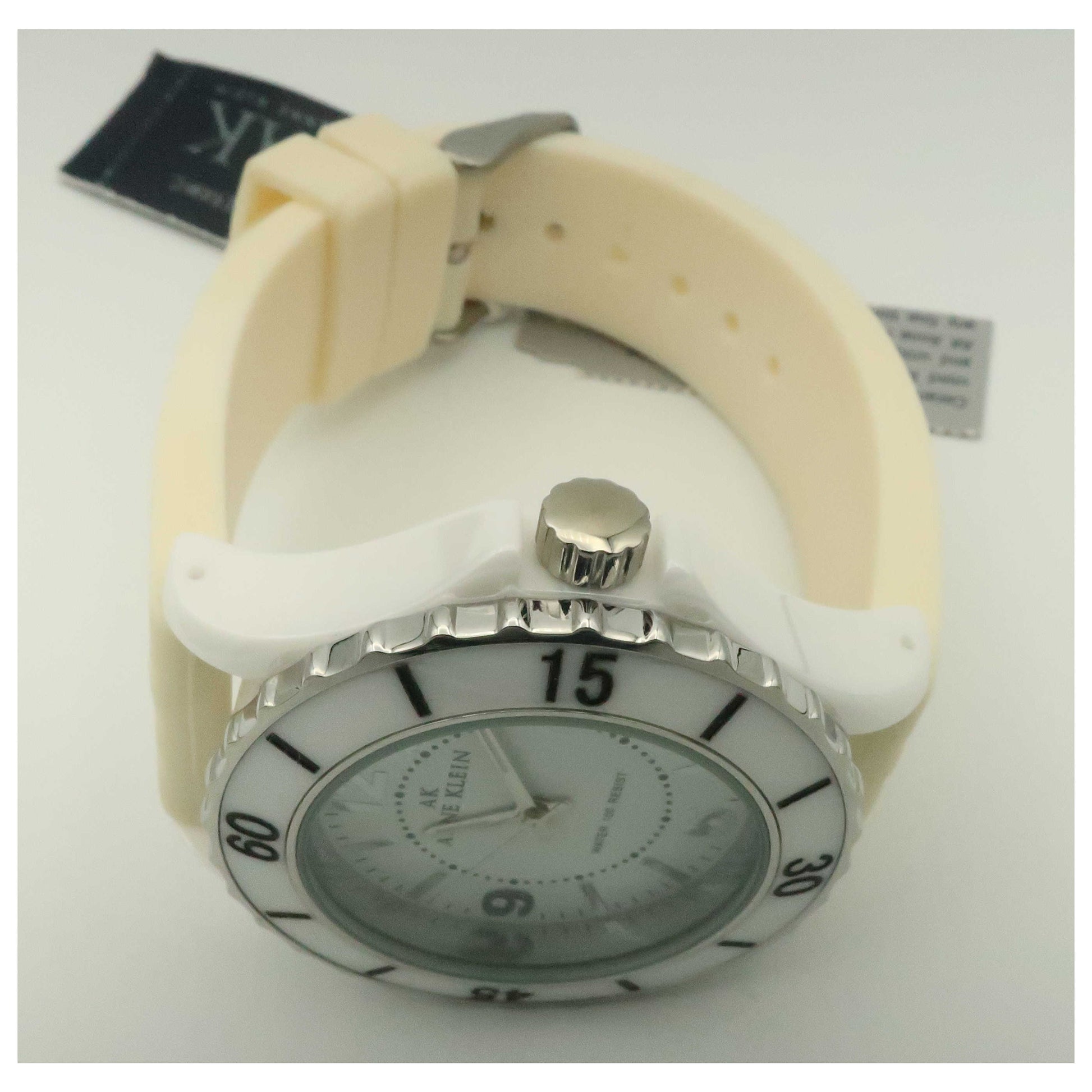 Anne Klein Strap Women's Japanese Quartz (Battery-Powered) Watch 10-9419WTWT-PO - Image #8