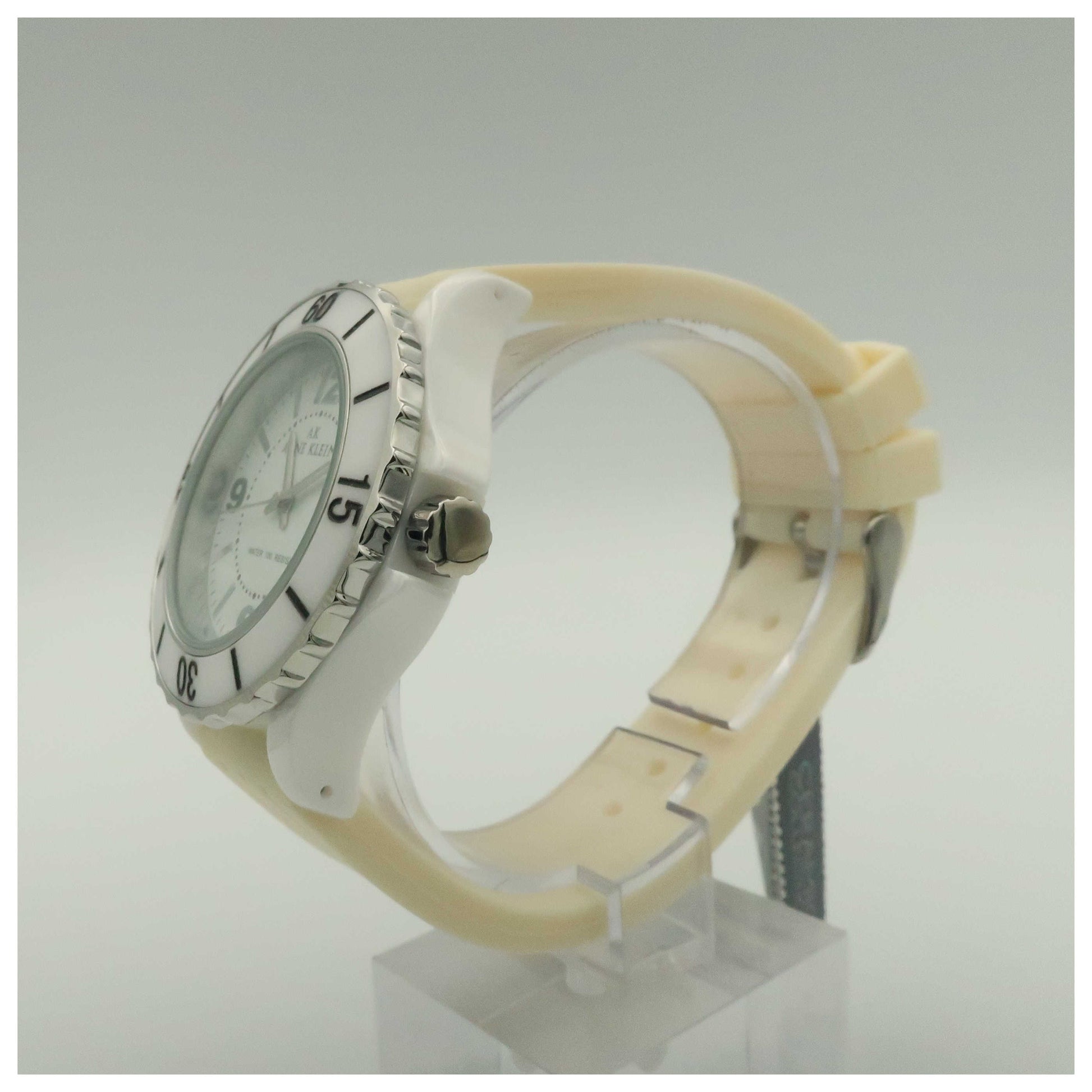 Anne Klein Strap Women's Japanese Quartz (Battery-Powered) Watch 10-9419WTWT-PO - Image #4