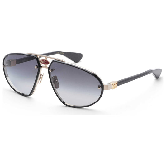 Front view of Bugatti Men's Sunglasses 10-BK-WG