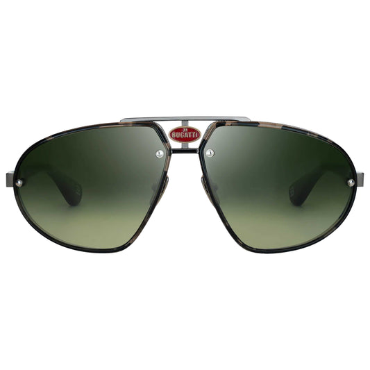 Front view of Bugatti Men's Sunglasses 10-BKTT-GM