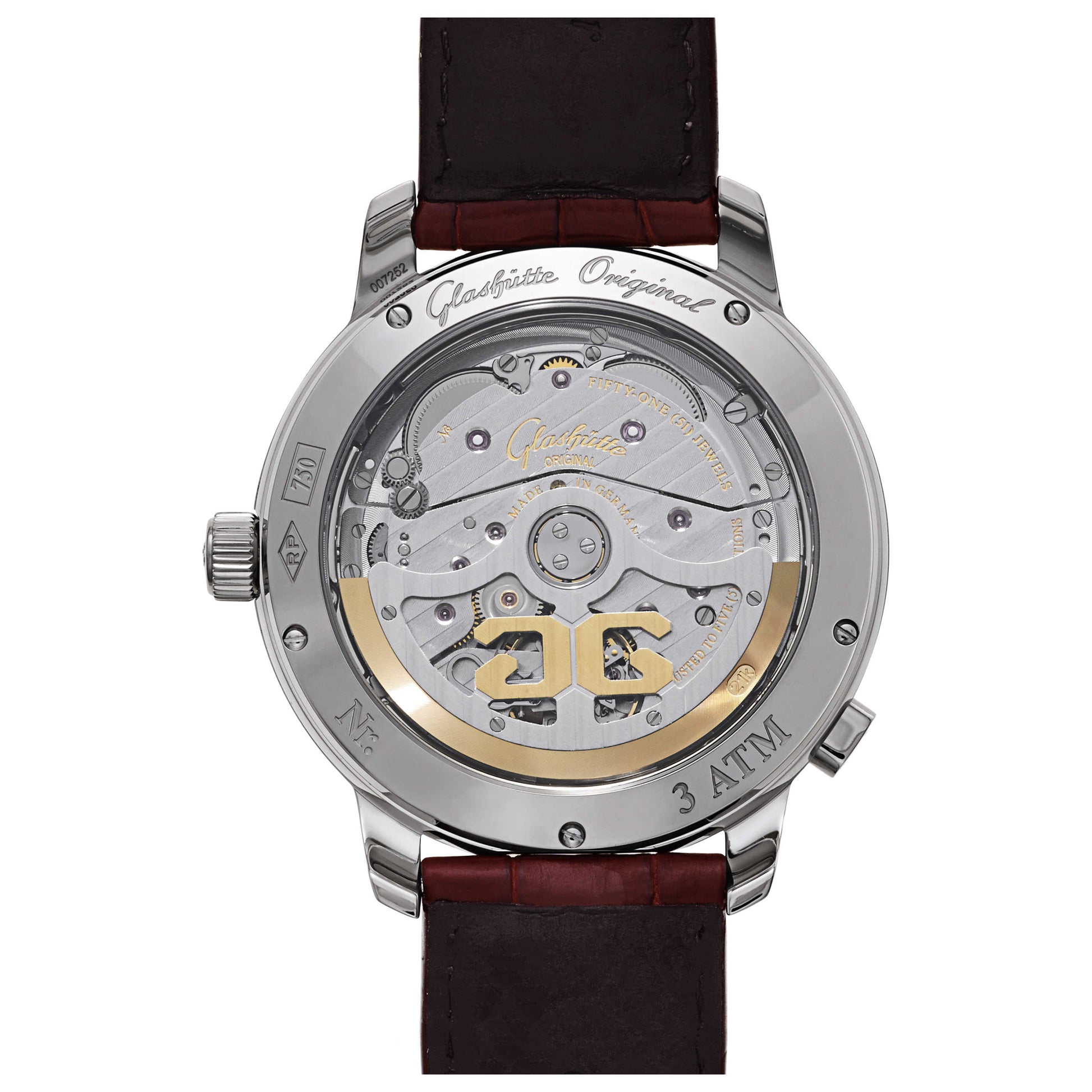 Glashutte Pano Men's Automatic Watch 100-03-21-14-04 - Image #2