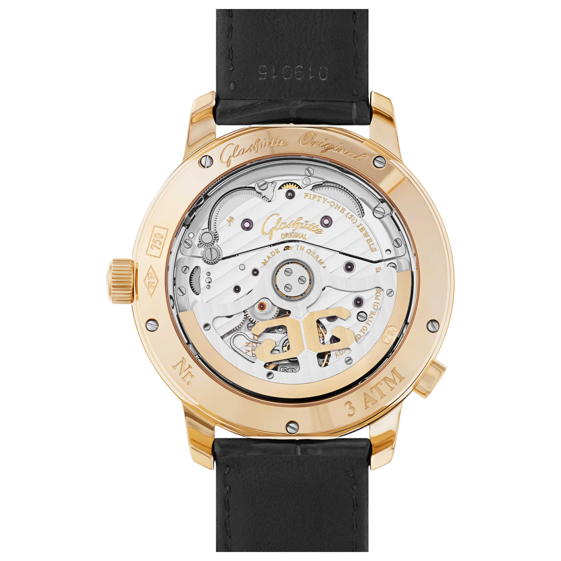 Glashutte Pano Men's Automatic Watch 100-03-22-11-05 - Image #2