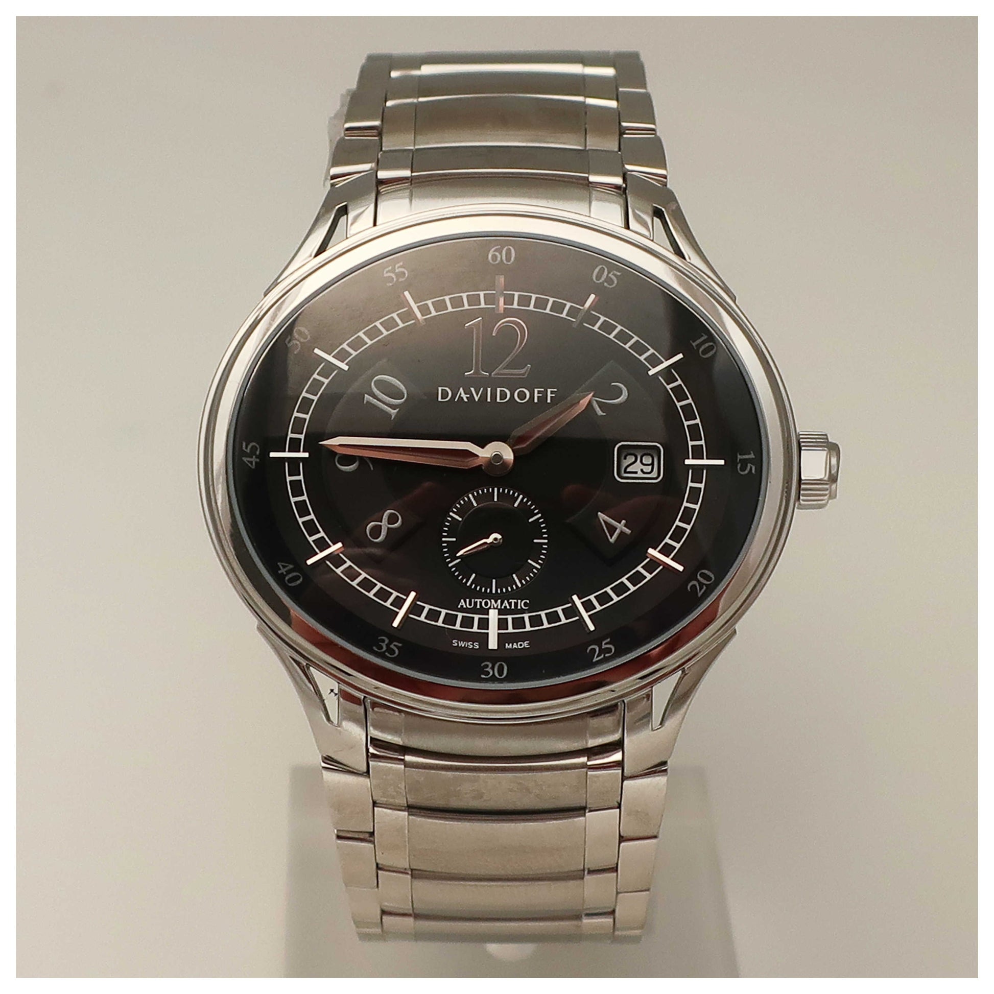 Front view of Davidoff Very Zino Men's Automatic Watch 10006-SD