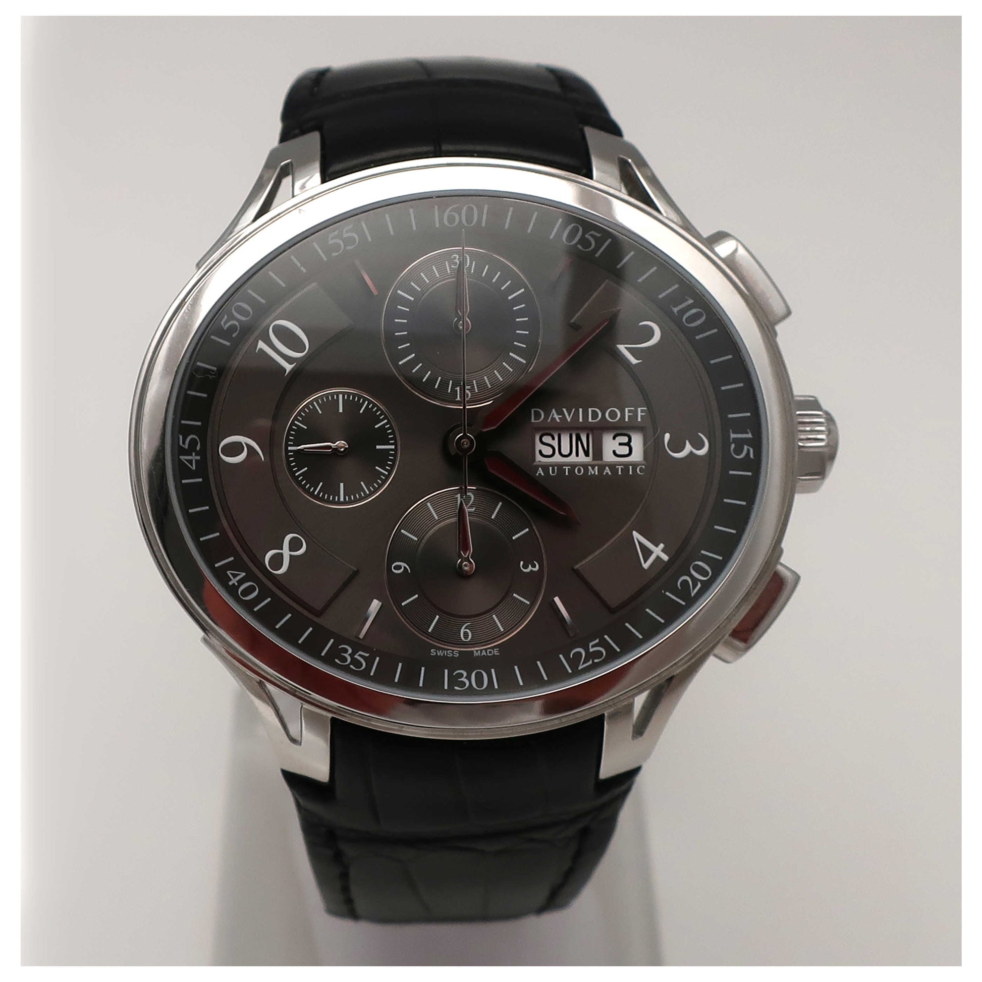 Front view of Davidoff Very Zino Men's Automatic Watch 10008-SD