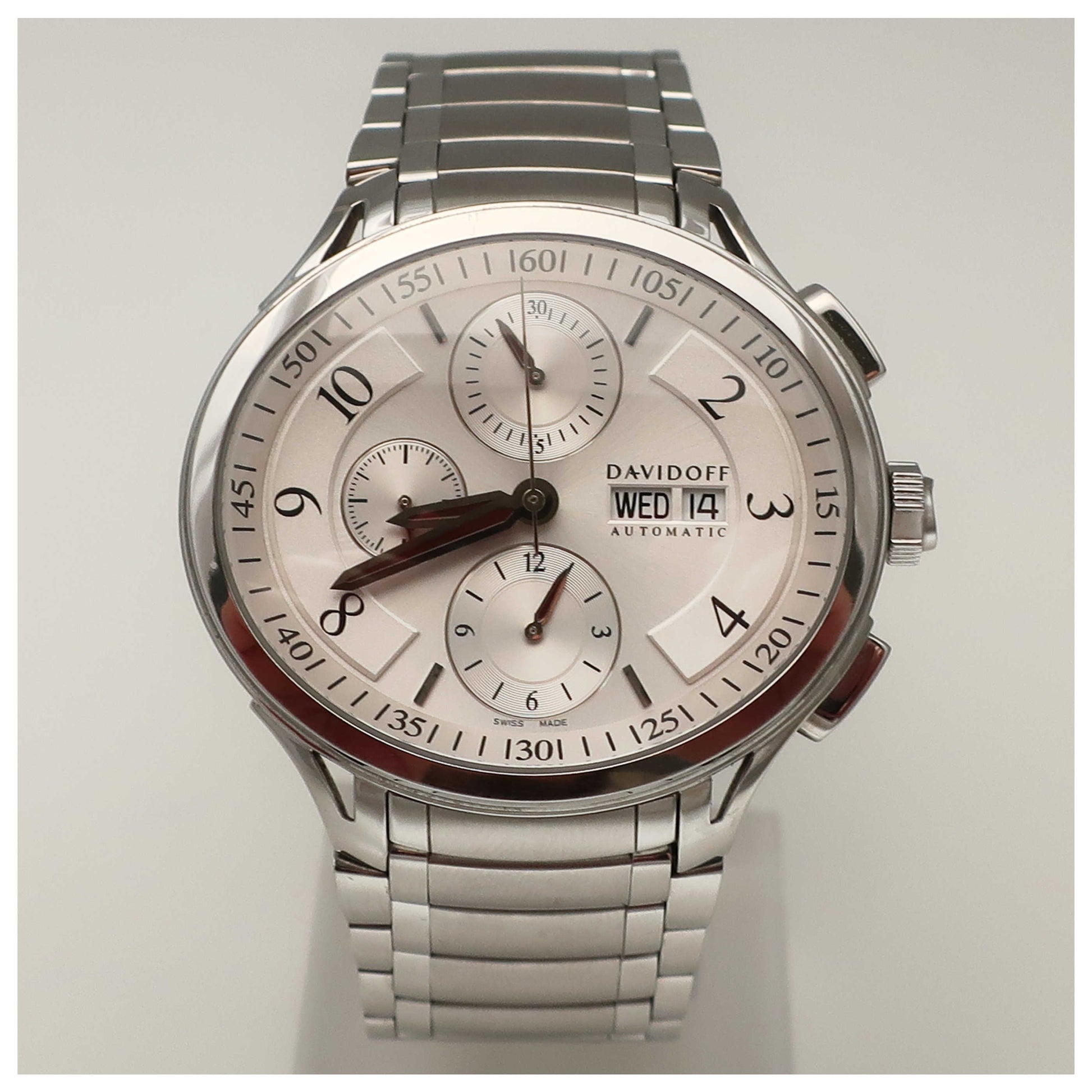 Front view of Davidoff Very Zino Men's Automatic Watch 10009-SD