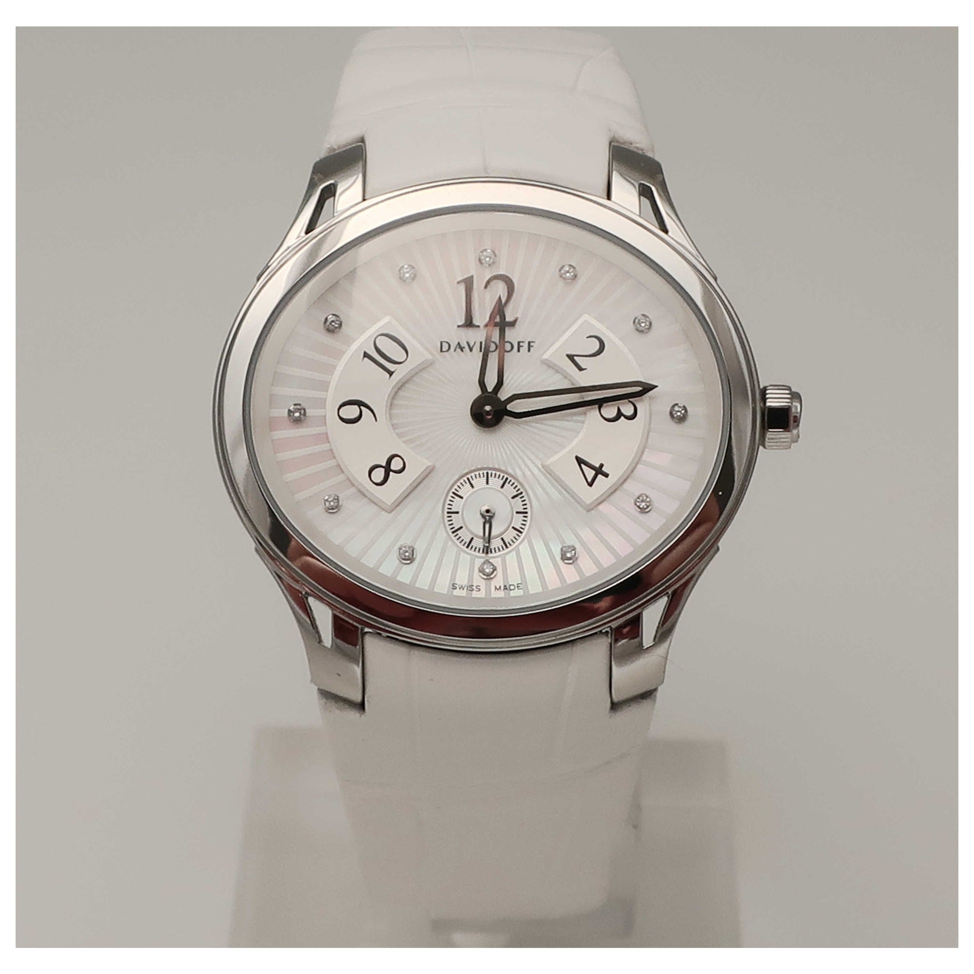 Front view of Davidoff Very Zino Women's Swiss Quartz (Battery-Powered) Watch 10012-SDV
