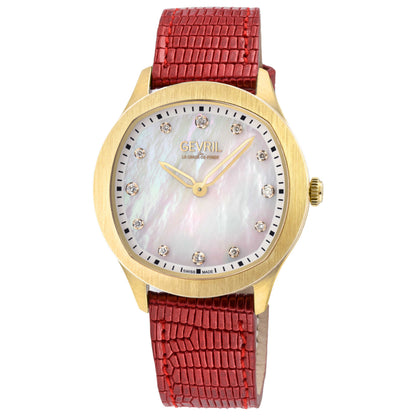 Front view of Gevril Morcote Diamond Women's Quartz Watch 10021