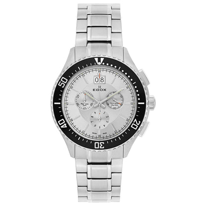 Front view of Edox C1 Men's Swiss Quartz (Battery-Powered) Watch 10026-3M-AIN