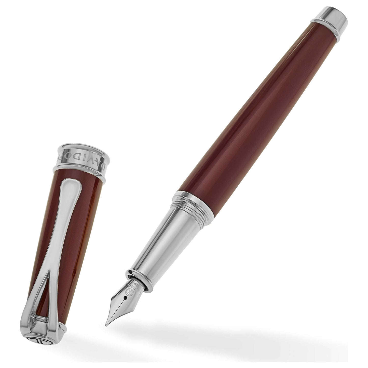 Front view of Davidoff Leather Instruments Very Zino Pens Men's Pen 10058